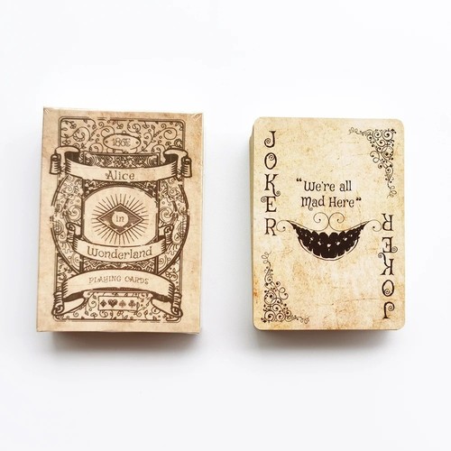 Vintage style playing cards - vintage,