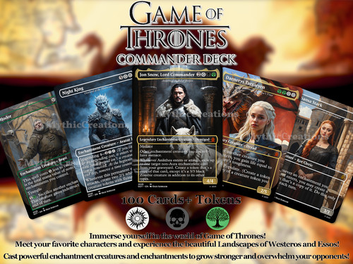 Game thrones commander mtg - of,