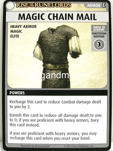 Pathfinder adventure card game - card,