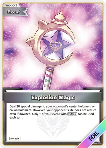 Explosion magic hololive - magic,